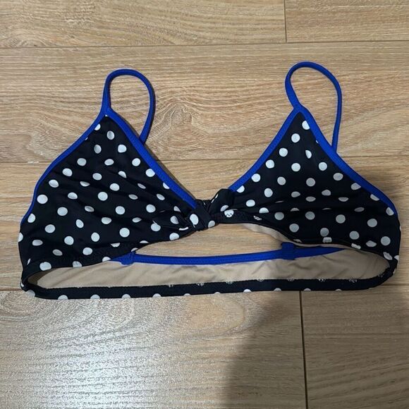 Crewcuts polka dot tie bikini top size 14y - Picture 1 of 5